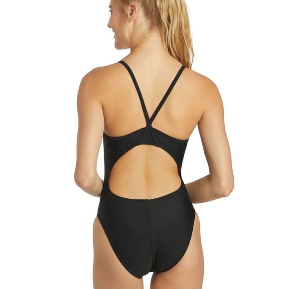 Sporti Guard Solid Thin Strap One Piece Swimsuit NWT - Picture 2 of 6